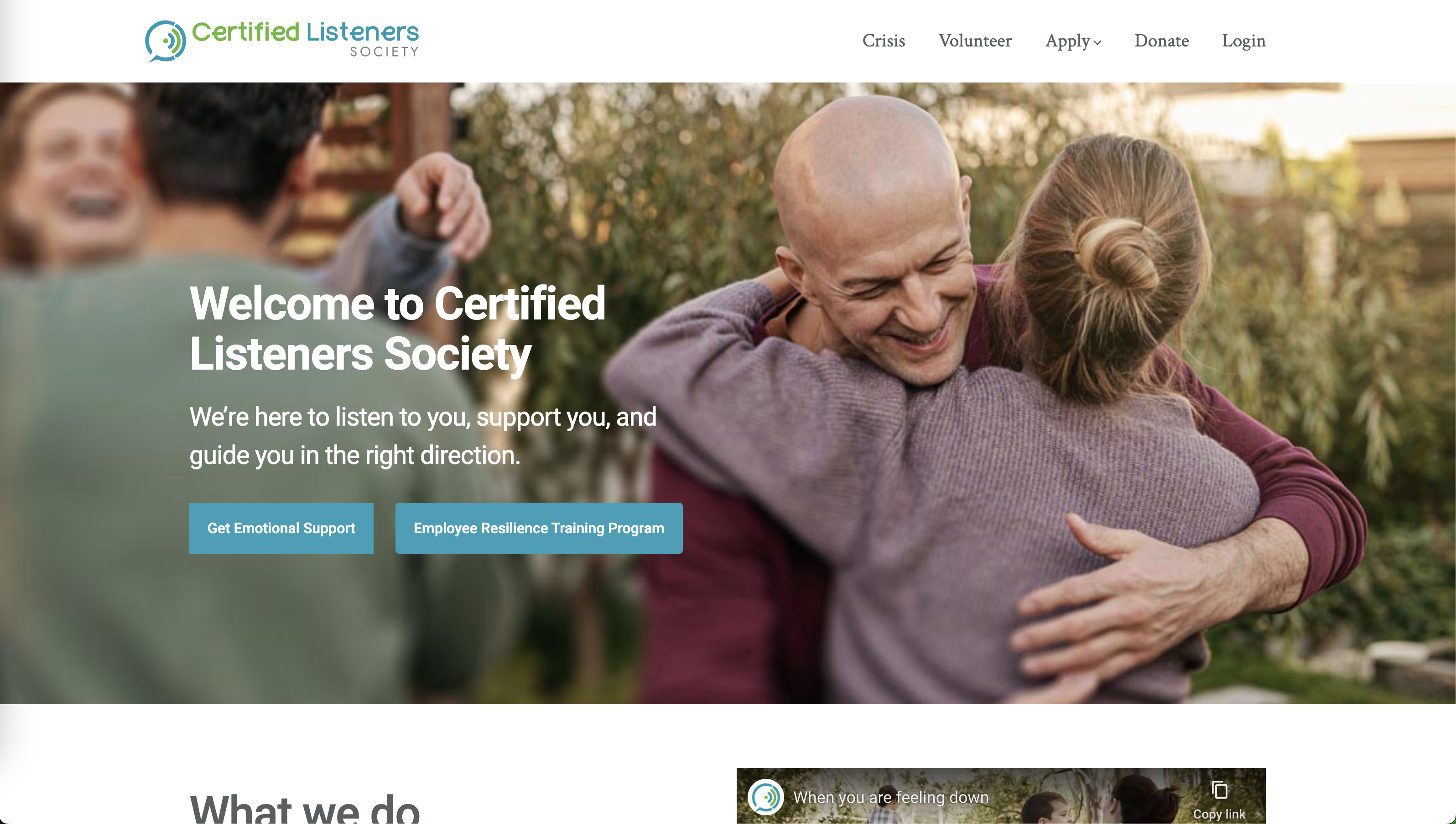 Certified Listeners Society